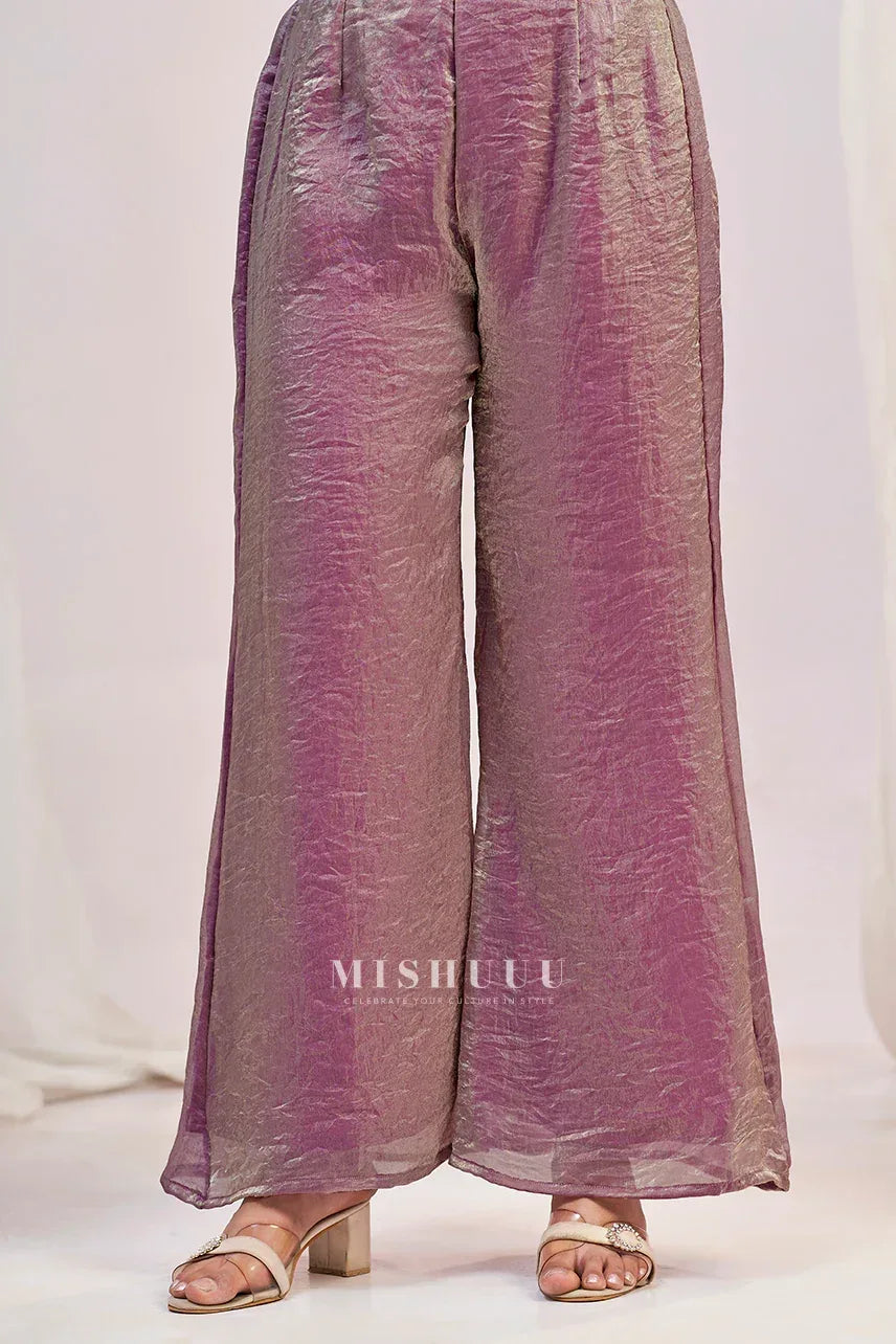 Lilac Mirror Kurta Set - MishUUU