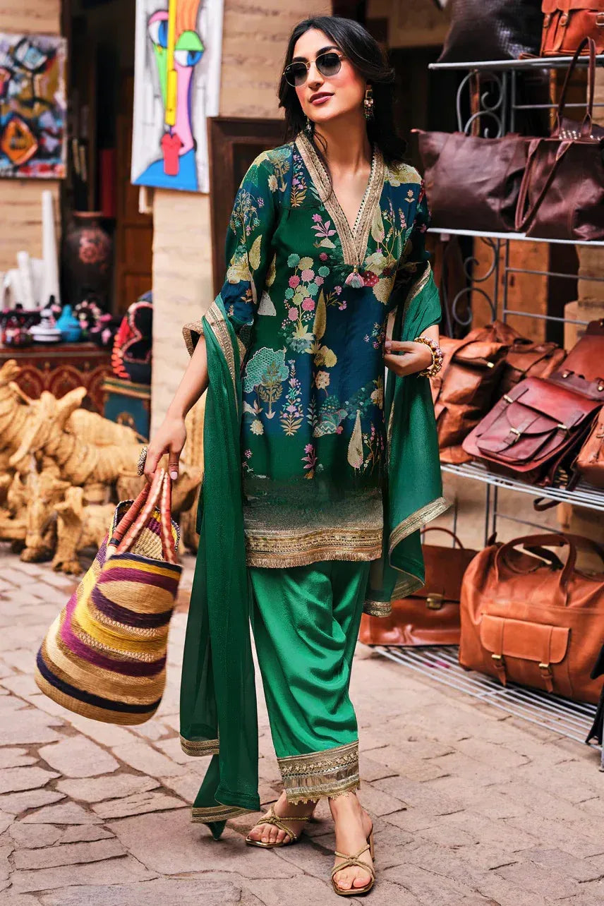 Botanical Print Suit Floral Outfit |Label S4U - MishUUU