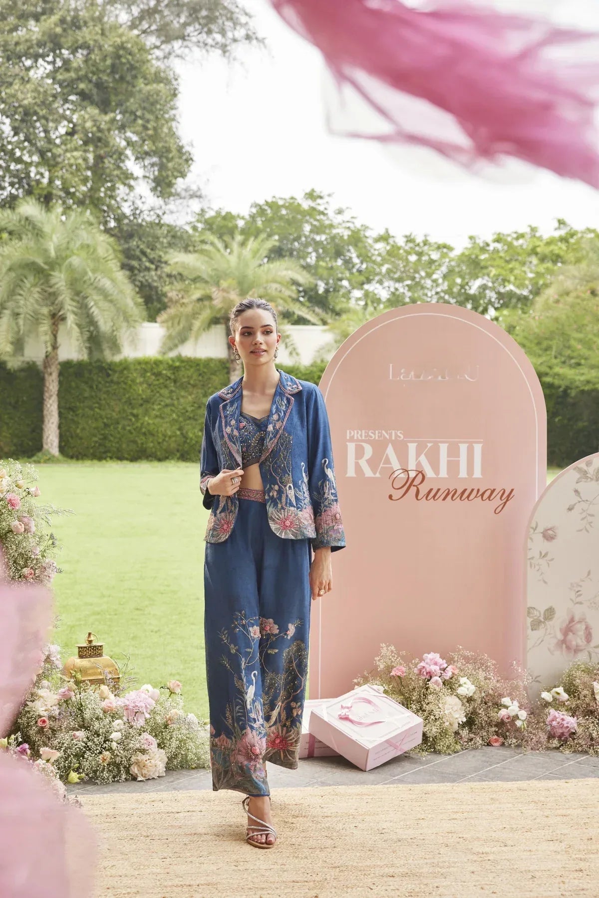 Midnight Blue Printed Co-Ord Set | Label S4U - MishUUU