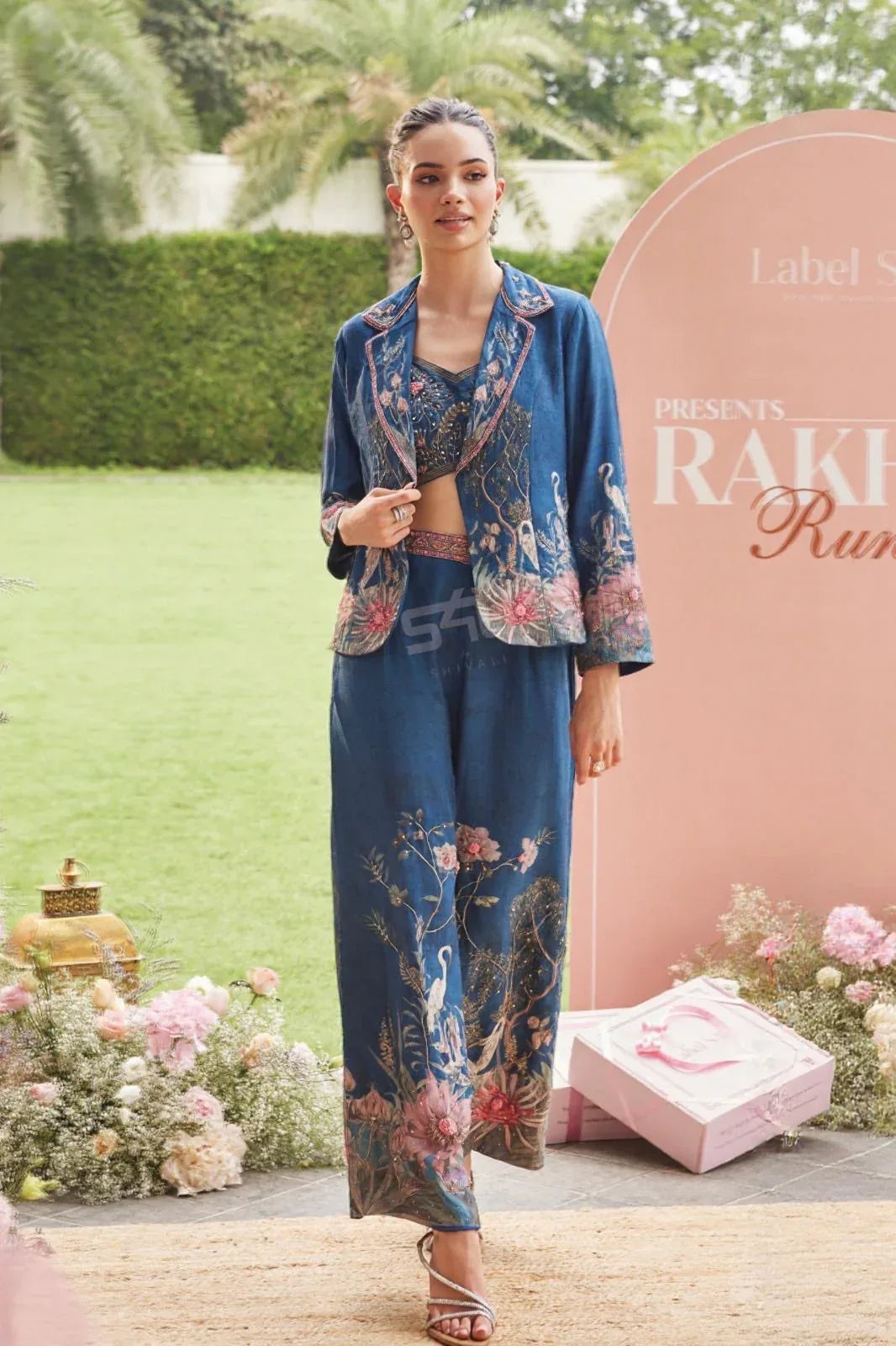 Midnight Blue Printed Co-Ord Set | Label S4U - MishUUU