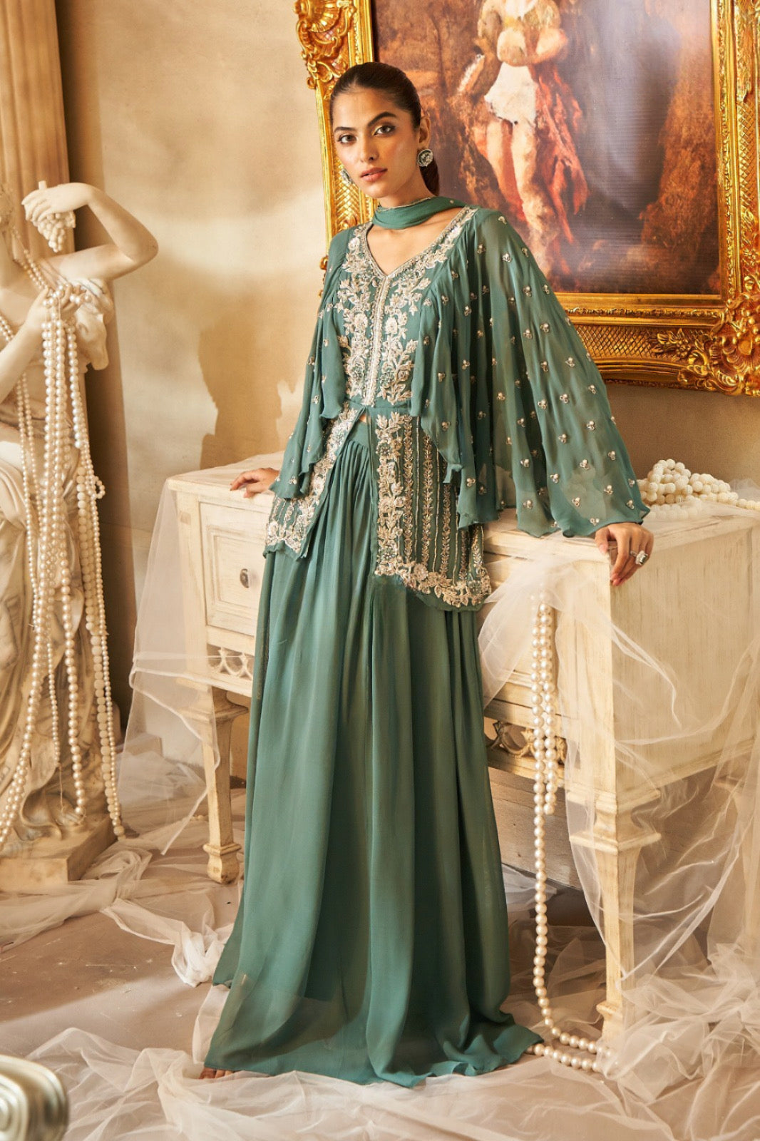 Emerald Green Gown