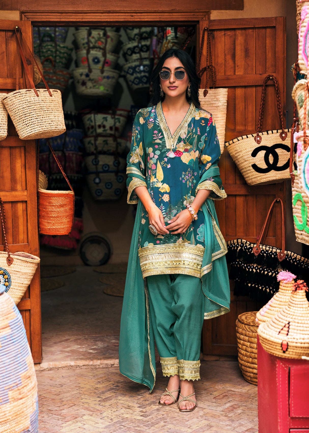 Botanical Print Suit Floral Outfit |Label S4U