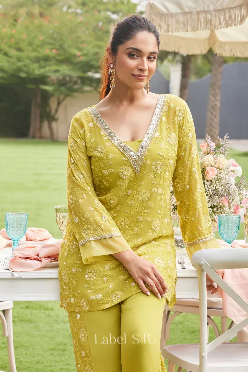 Zari Zest-Co-Ord Set |Label S4U - MishUUU