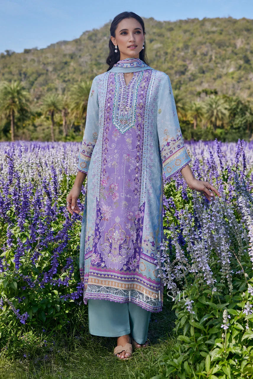Lavender Breeze Floral Print Ensemble - MishUUU
