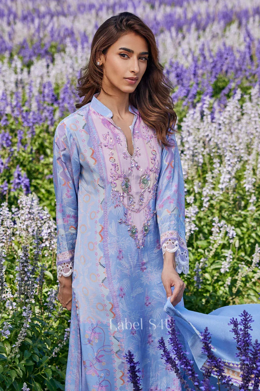 Lavender Dream Embroidered Kurta Set - MishUUU