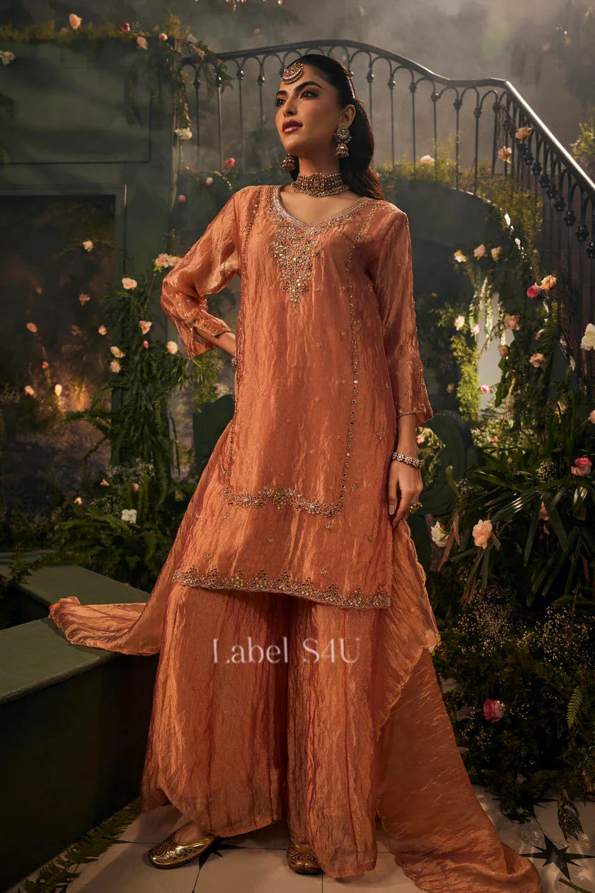 Coral Beaded Elegance Couture Set - MishUUU