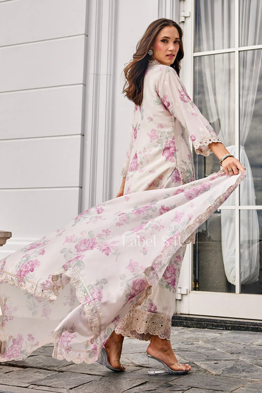 Soft Floral Embroidered Pastel Set - MishUUU