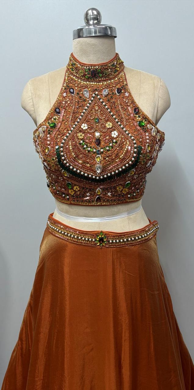 Amber Noor Zari Lehenga Ensemble