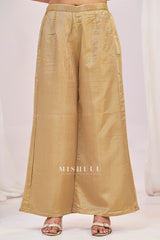 Zeenat Gold Mirror Kurta Set