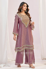 Lilac Mirror Kurta Set
