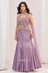 Amethyst Aura Embellished Lehenga Set