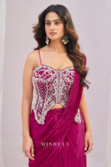 Ruby Reflection Concept Saree