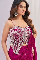 Ruby Reflection Concept Saree