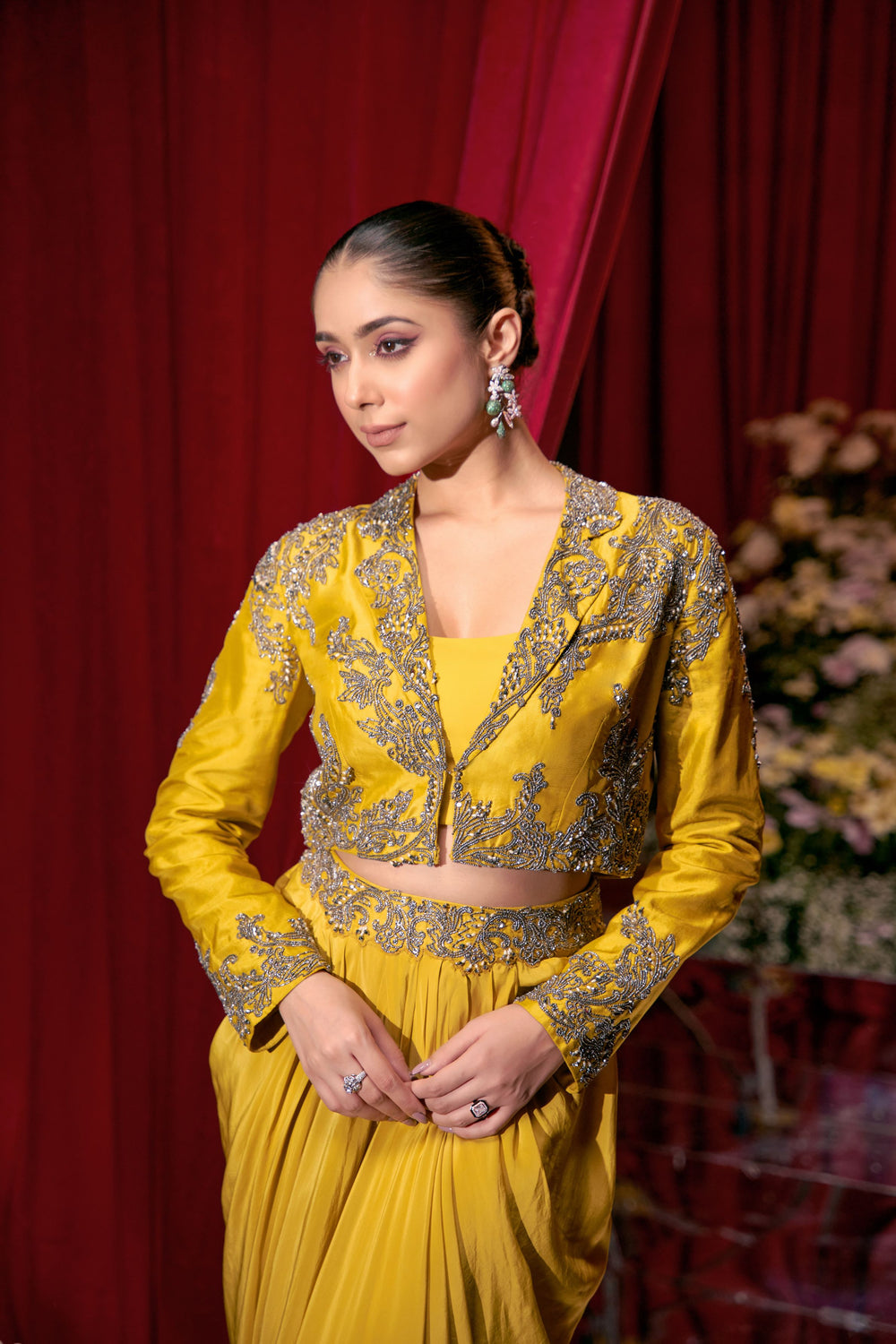 Women's Mustard Yellow Skirt |Label S4U