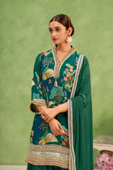 Botanical Print Suit Floral Outfit