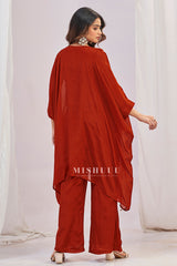 Rust Aura Kaftan Set