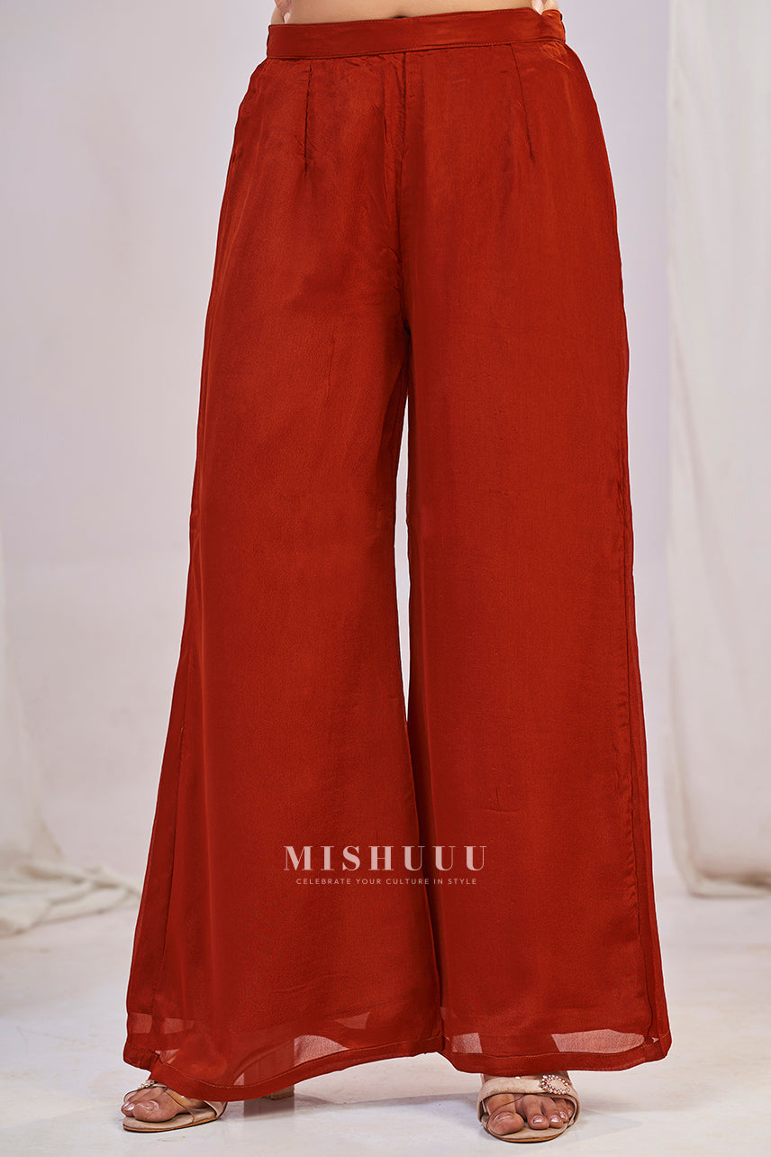 Rust Aura Kaftan Set