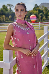 Blush Pearl Embellished Palazzo Set