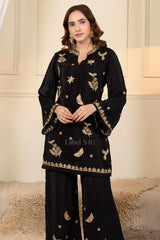 Noir Gold Palazzo Set