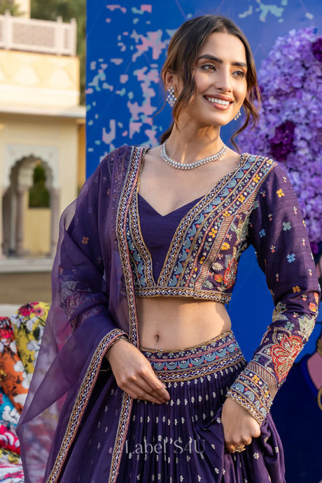 Midnight Charm Lehenga Set | Label S4U