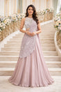 Blush Pink Embroidered Lehenga Choli Set - MishUUU