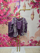 Plum Purple Jacket-Style Suit