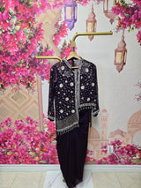 Royal Purple Long Jacket Suit