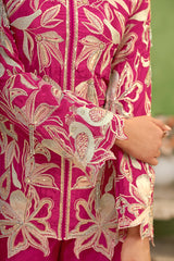 Hot Pink Embroidered Outfit |Label S4U