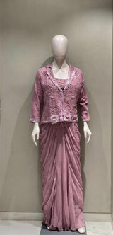 Mauve Blossom Drape Set | Label S4U