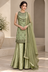 Pistachio Green Jewel Palazzo Set