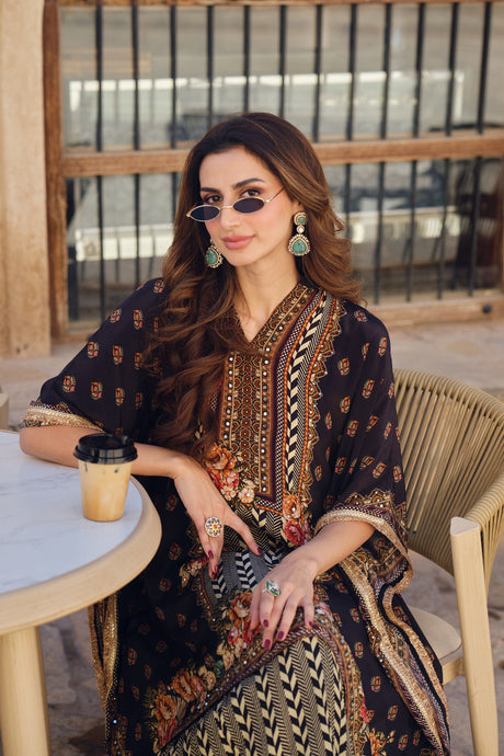 Nomad Print Kaftan Co-Ord Set – Boho Luxe Resort Wear