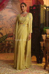 Buttercream Embellished Drape Set - Label S4U