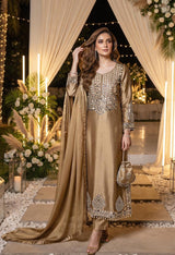 Bronze Mirror Embroidered Kurta Pant Set