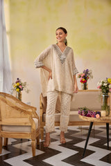 Chikankari Sparkle Fiesta Co-ord Set