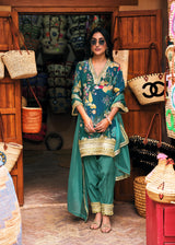 Botanical Print Suit Floral Outfit