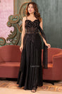 Midnight Starlight Black Sequin Gown Set - MishUUU