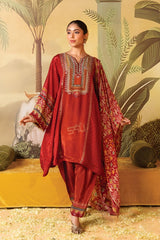 Vermilion Heritage Printed Kurta Salwar Ensemble