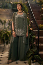 Olive Luxe Embroidered Sharara Ensemble - MishUUU
