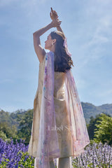 Lavender Blossom Embroidered Ensemble - MishUUU