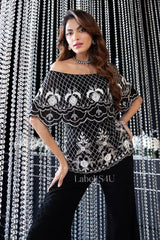 Black & White Beaded Couture Set - MishUUU