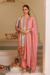 Blush Embroidered Kurta Set with Shalwar |Label S4U