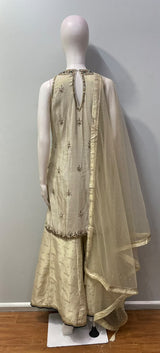 Champagne Ivory Jewel Palazzo Set