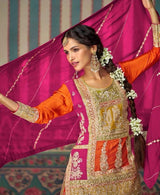 Royal Multicolor Embroidered Festive Suit