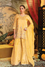 Golden Yellow Embroidered Kurta Pant Set - MishUUU