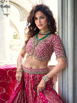 Rani Pink Bridal Lehenga Set