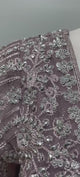 Mauve embroidered luxe lehenga set shown in movement