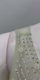 Sage Pearl Embellished Draped Lehenga Set