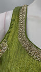 Olive Zari Embroidered Palazzo Set