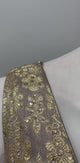 Taupe Gold Brocade Bridal Lehenga Couture Set