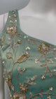Mint Gold Embroidered Palazzo Set